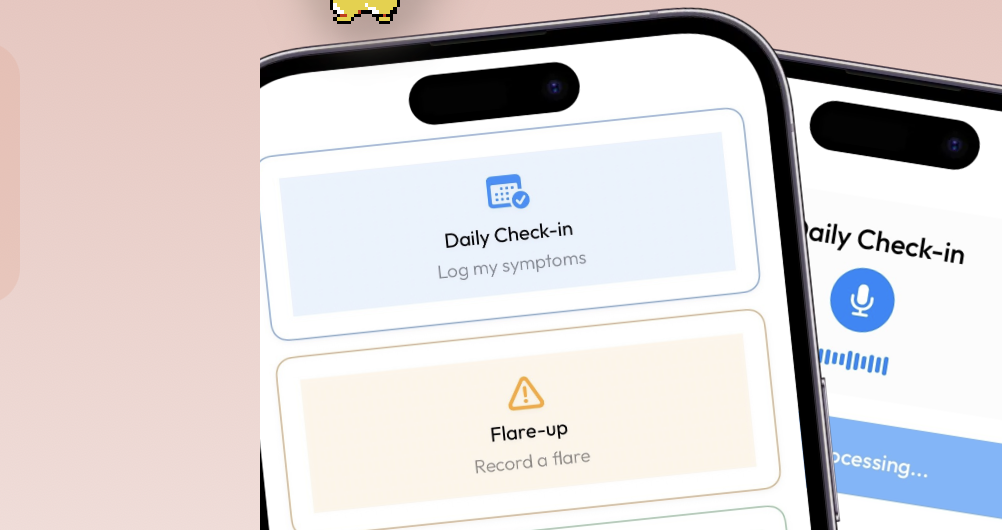 Overlapping iPhone mockups